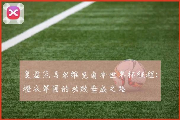复盘范马尔维克南非世界杯征程：橙衣军团的功败垂成之路
