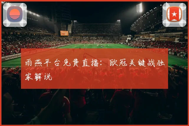 雨燕平台免费直播：欧冠关键战独家解说
